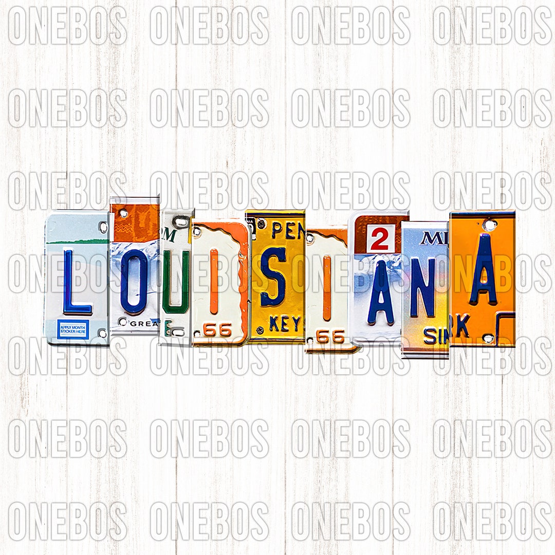 Louisiana Word PNG | Digital Word Design Ready to Press | Sublimation ...