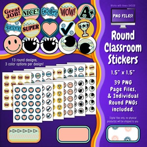 Stickerpakket | Individuele digitale stickers en Avery-velsjablonen | Boho, etnisch, rustig, retro, roze, groen, pijlen, bloemen ST55CK-A203