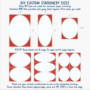 Stationery Pack | Printable & Vistaprint Compatible | Polkadots, Mini ...