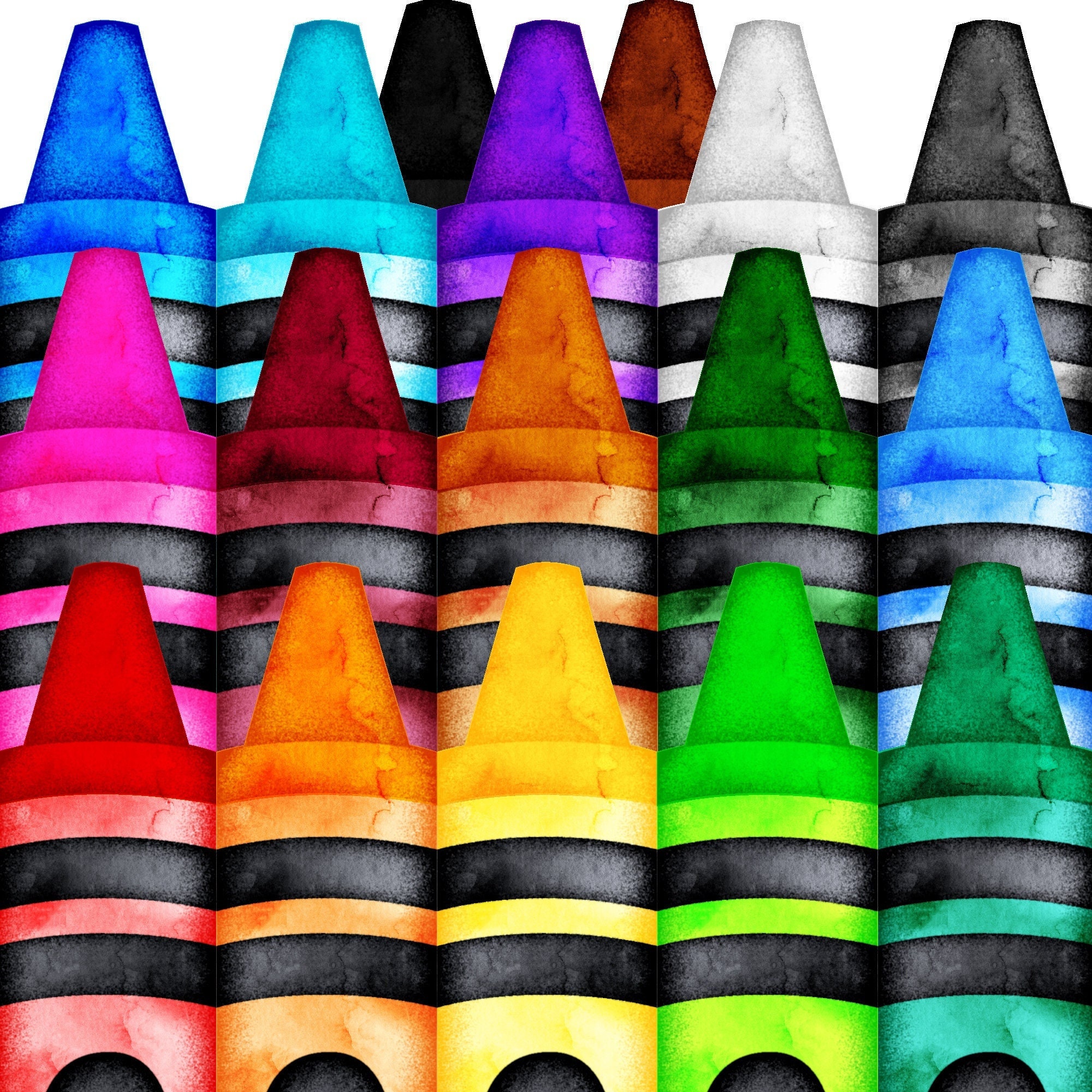 Crayons Svg-colors Png-color Names-school Supplies-colors of the Rainbow -   Norway