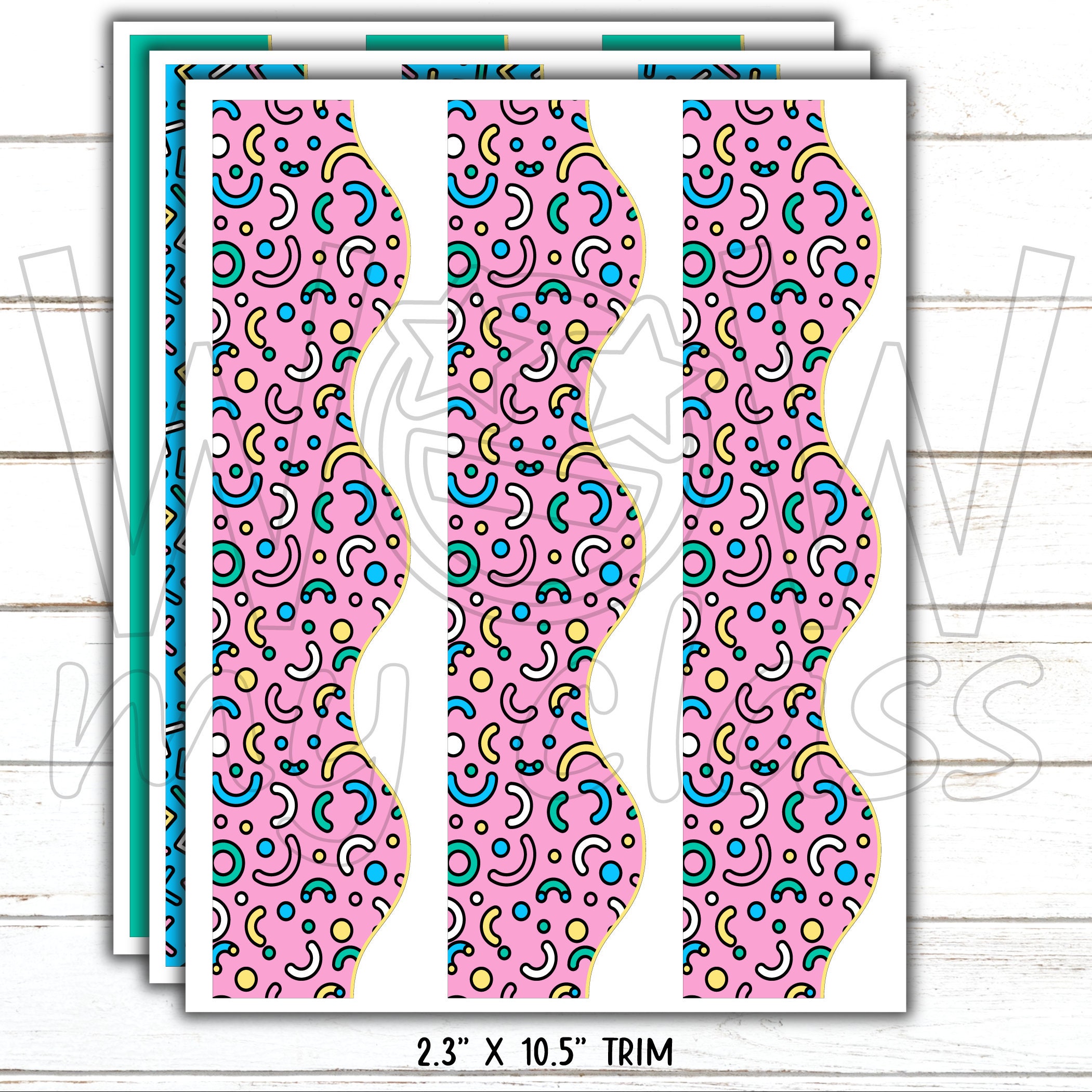 Borders for Bulletin Boards | Print & Cut, Seamless | Classroom