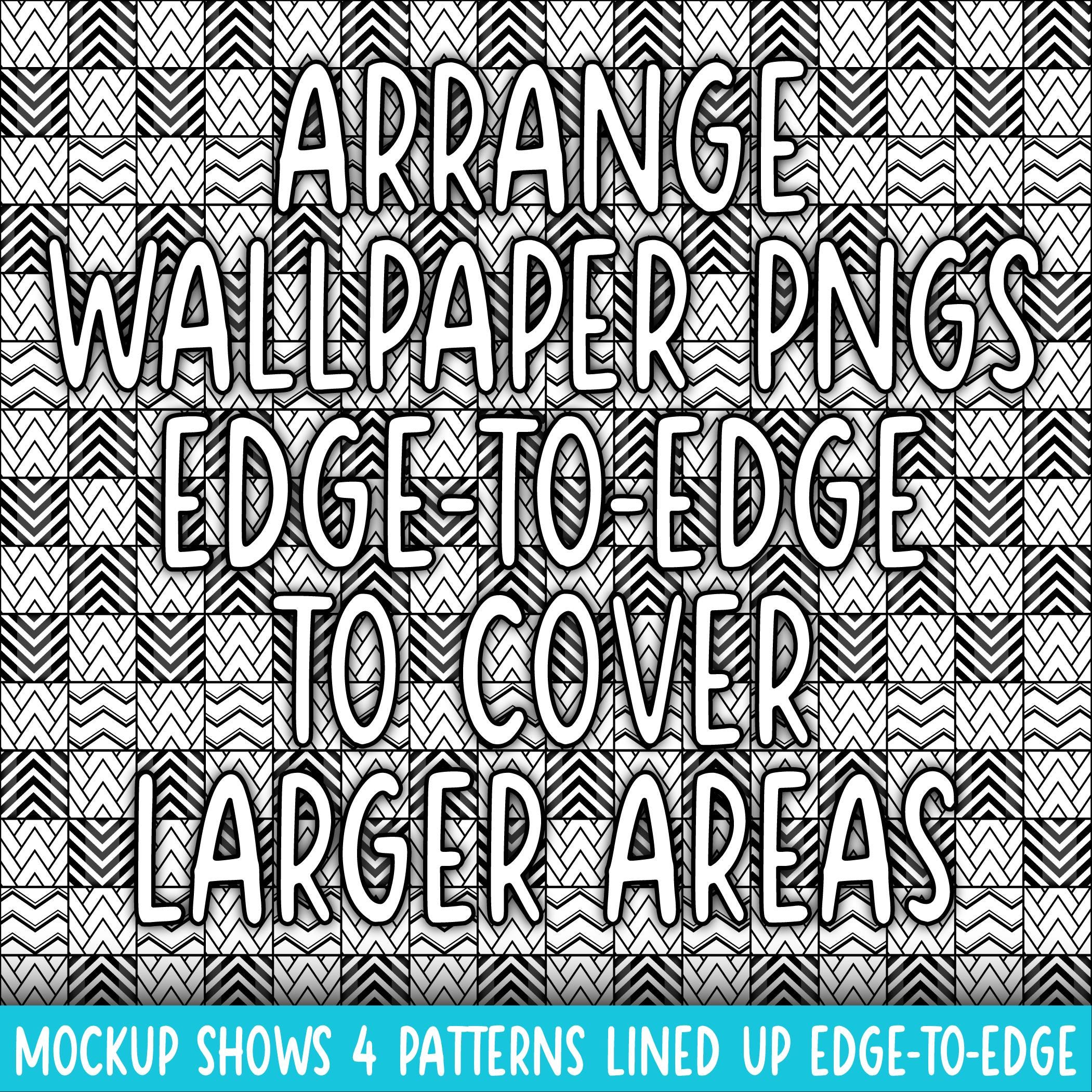 Wallpaper Background - Digital Paper | Seamless | Black, White, Use ...