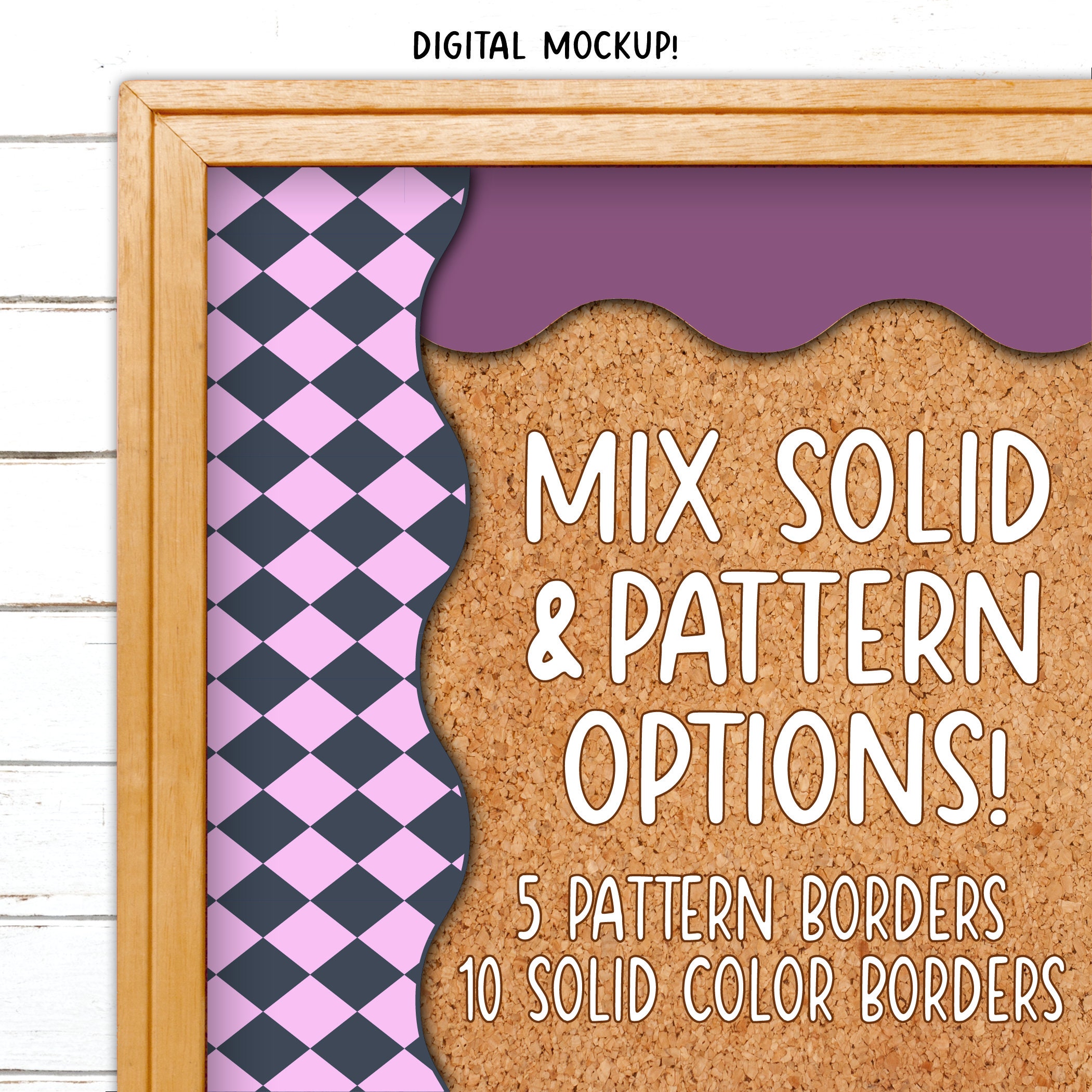 Borders for Bulletin Boards | Print & Cut, Seamless | Classroom