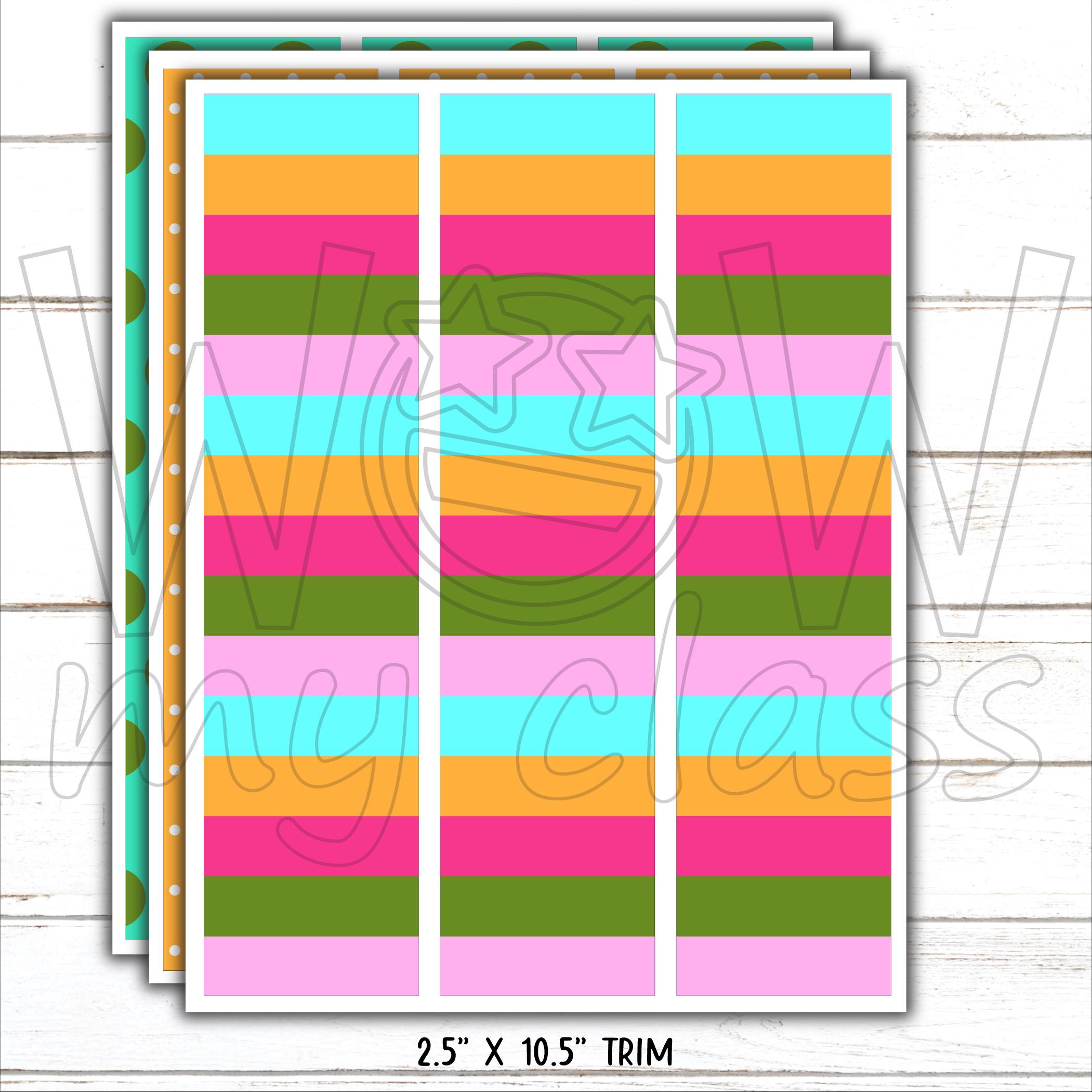 Borders for Bulletin Boards | Print & Cut, Seamless | Polkadot