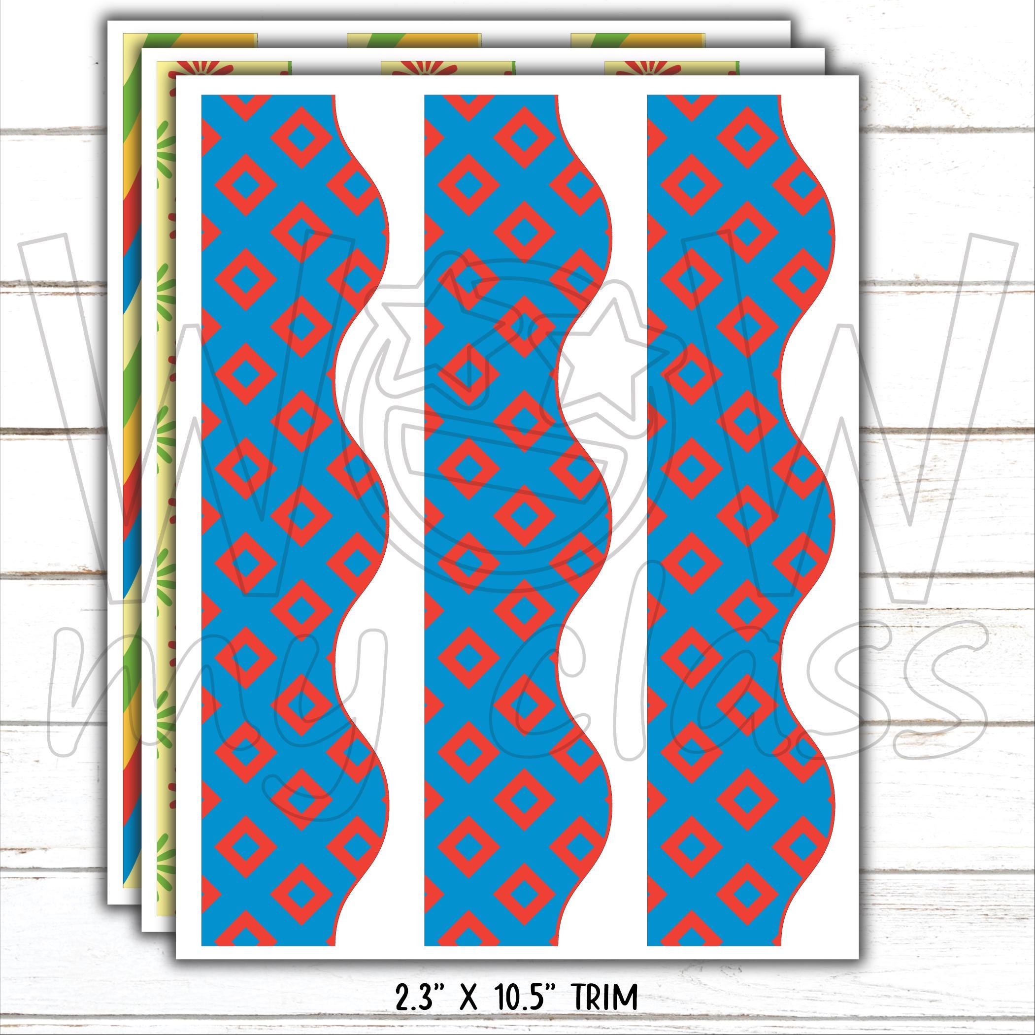 Borders for Bulletin Boards | Print & Cut, Seamless | Floral