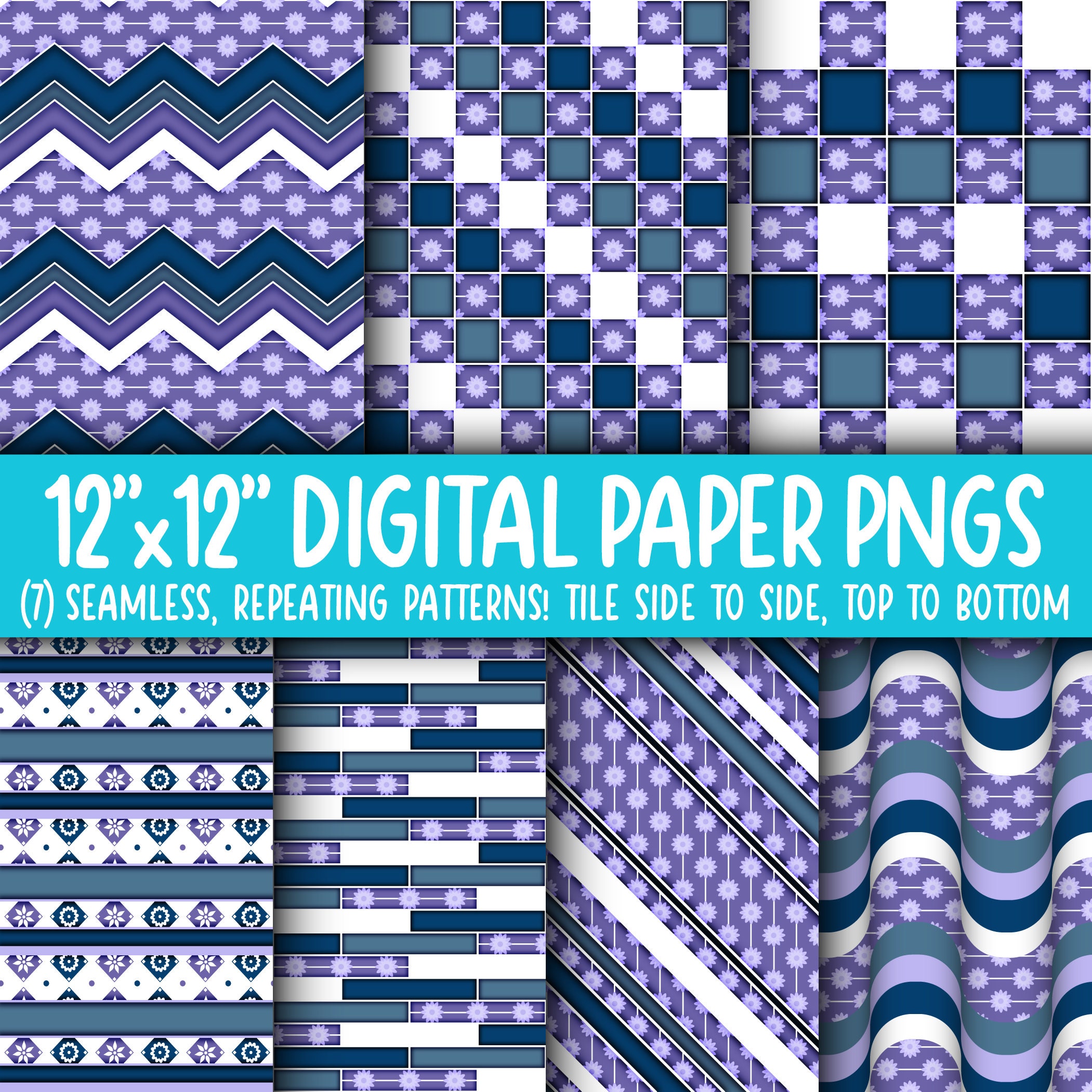 Wallpaper Background - Digital Paper | Seamless | Chevron, Brick ...