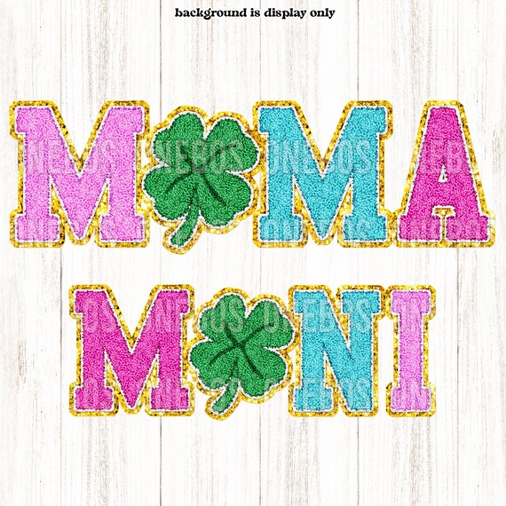 Mom & Me - Jolly Mama & Mini Chenille Patch Top