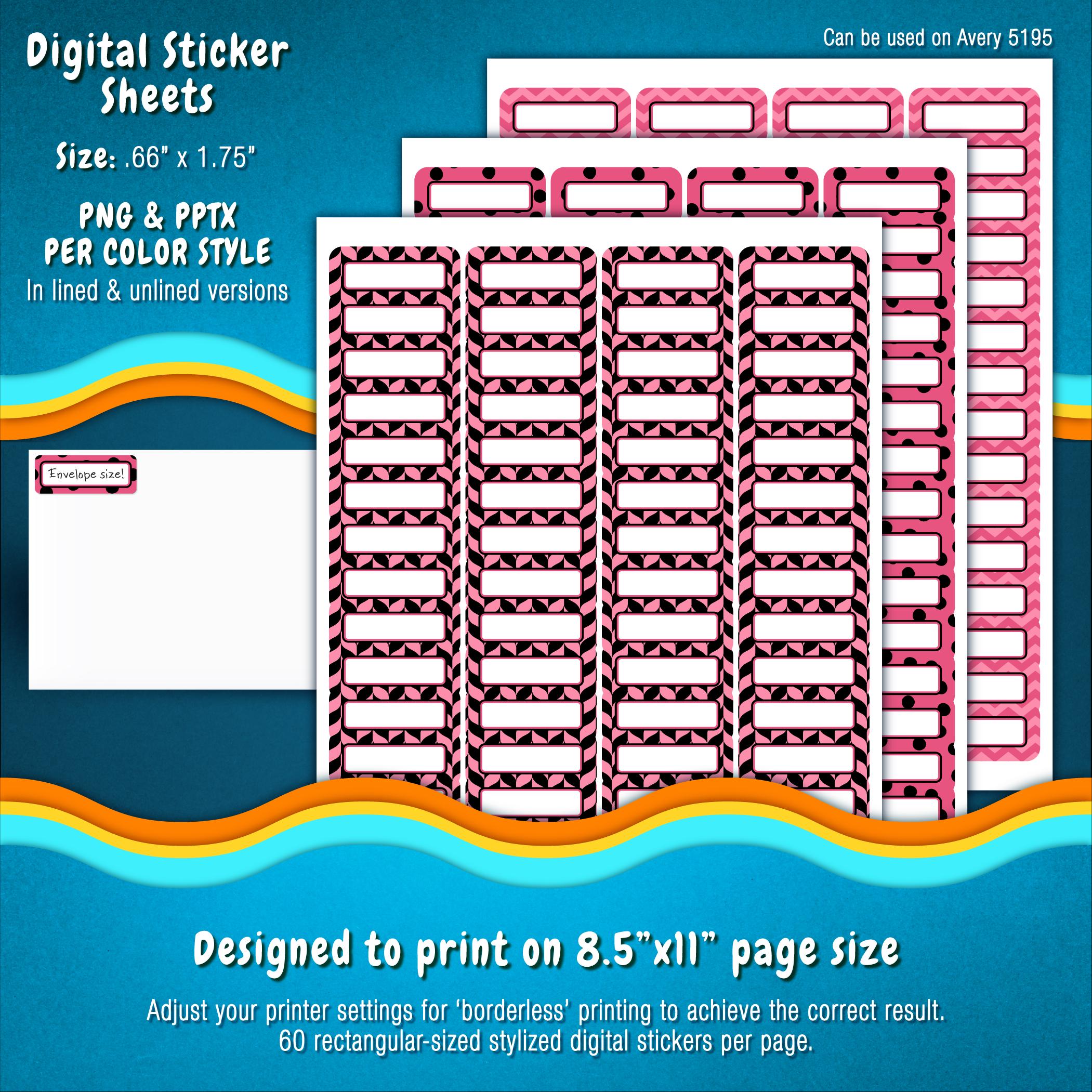 Label Sheet Templates, Editable Text | Avery Compatible | Hand Drawn ...
