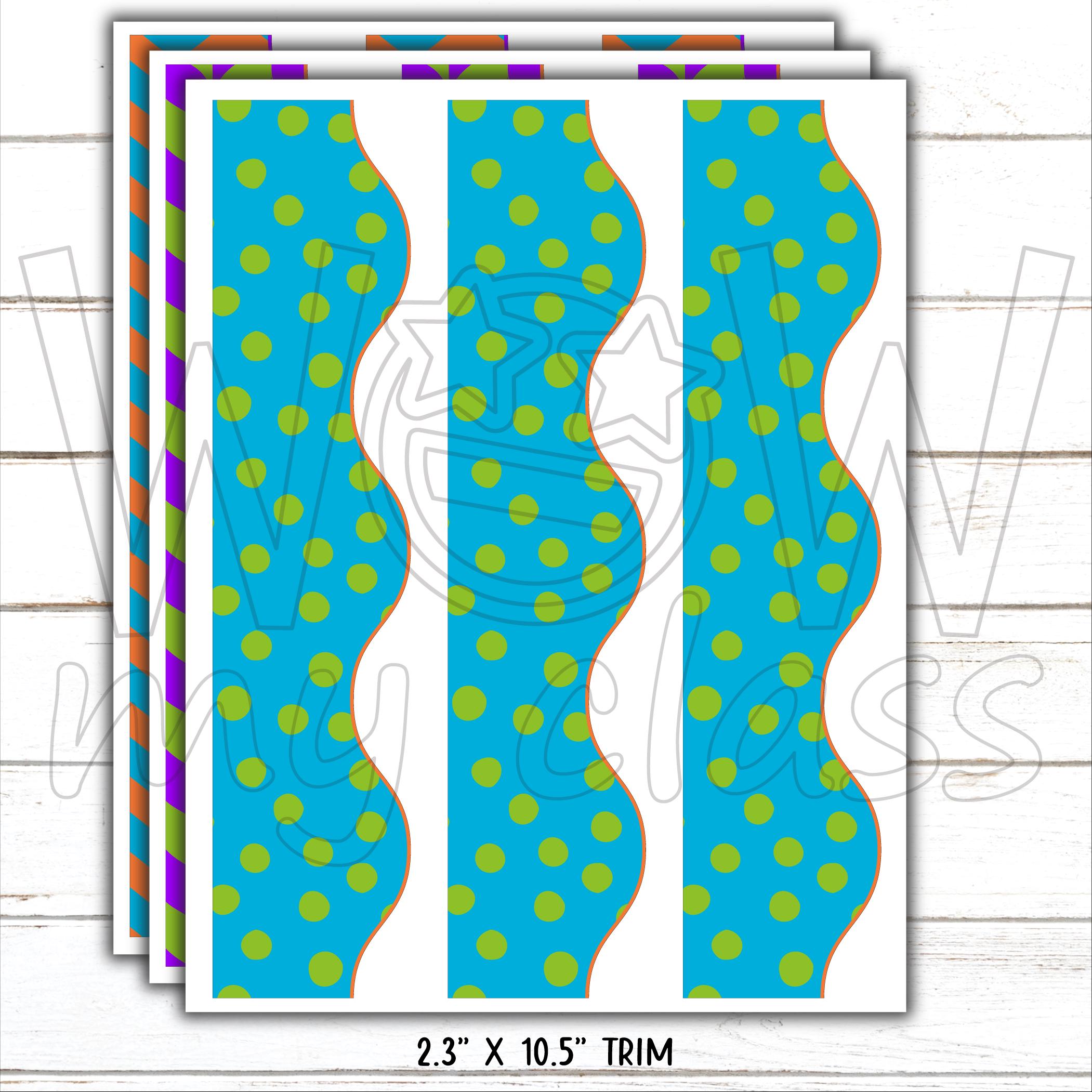 Borders for Bulletin Boards | Print & Cut, Seamless | Geometric