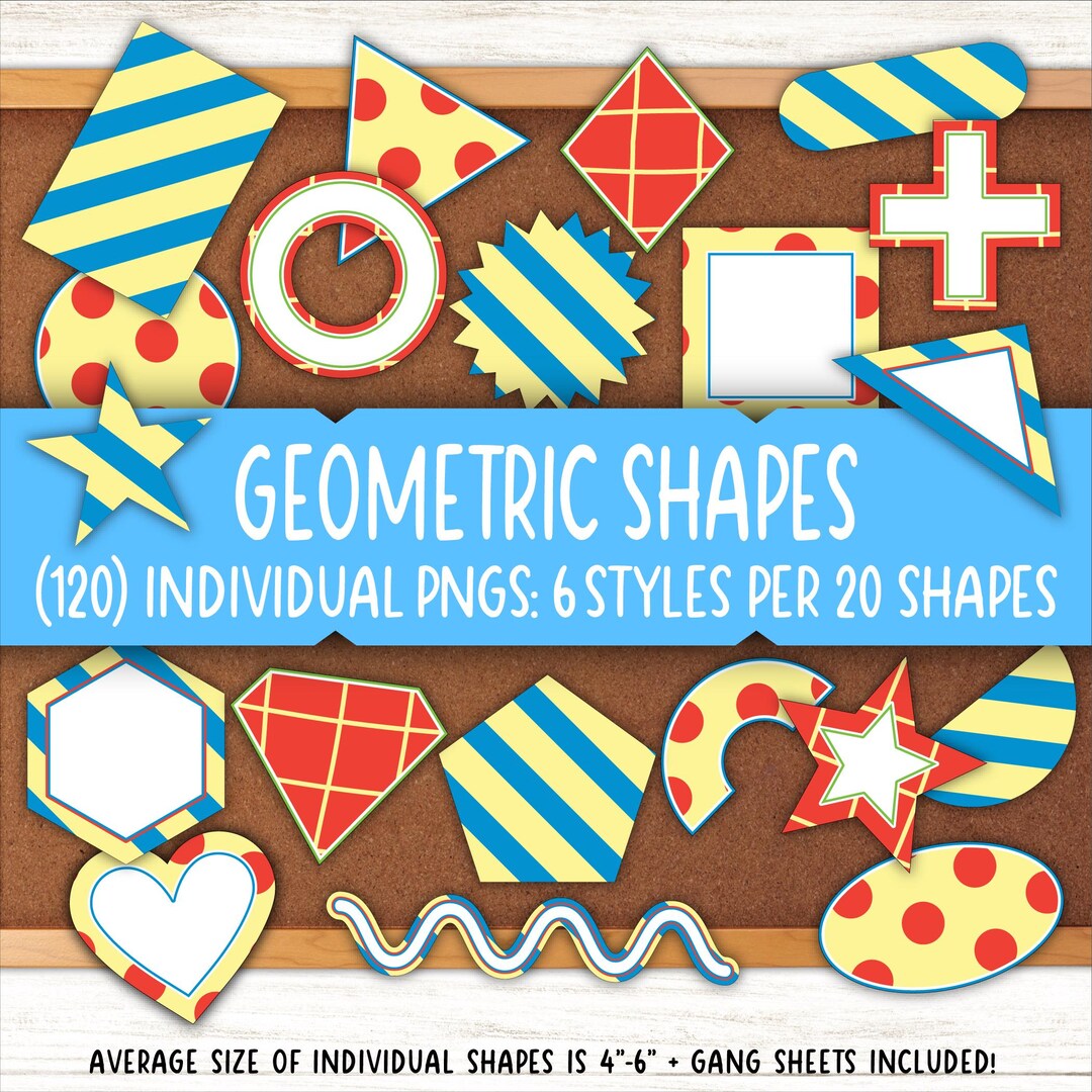 Shape Rows Designs! Sample Shape & Design Frame Pack | Hand Drawn Grid, Diagonal Stripes, Polka ...