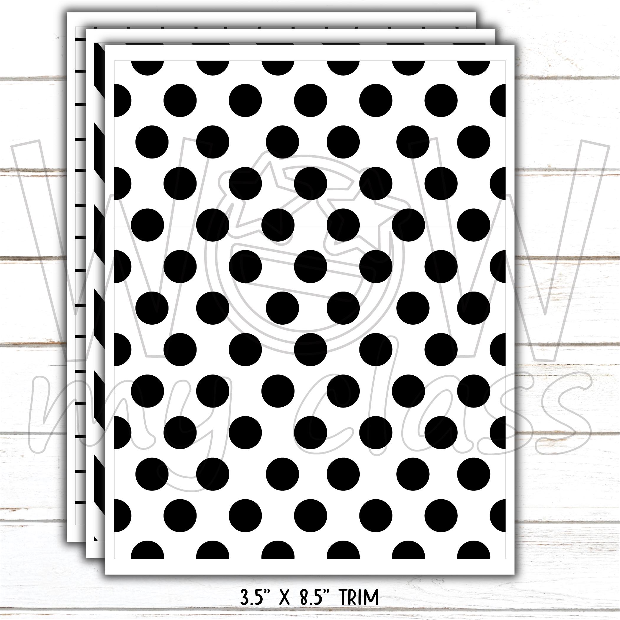 Borders for Bulletin Boards | Print & Cut, Seamless | Black, White