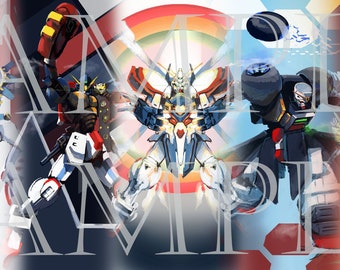 Shuffle Alliance - Set completo da ordinare (G Gundam)