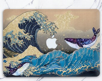 Great Wave Macbook Pro 14 M1 Case Macbook Pro 16 Case Macbook Air 13 Inch Cover Whale Macbook Pro 13 Inch Macbook Pro 15 Inch Case CP6347