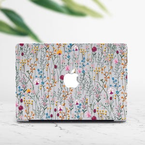 Wildflower Macbook Case: Floral Laptop Cover