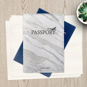 Lets Get Lost Passport Cover Printed Quote Passport Case Nature Holder Pass Forest Cover Leather Wallet Pass Travel Gift LD1156