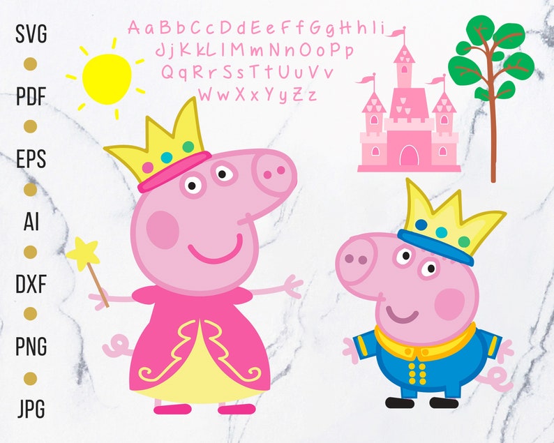Download PEPPA PIG SVG Peppa Pig Clipart Pig svg Peppa Pig Cricut ...