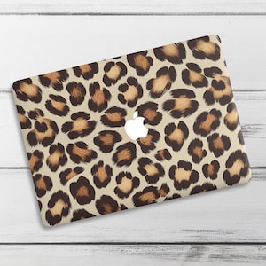 Customized Leopard Print MacBook Case, Fits Pro 13 Macbook Pro 14  M1 Macbook 2022, Personalized Design SA0056 MacBook Air/Pro Case M1-M3