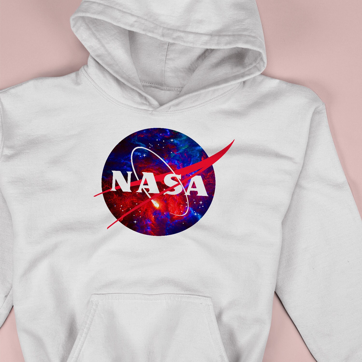 NASA Print Kids Hoodie Cotton Made Streetwear Design Galaxy | Etsy