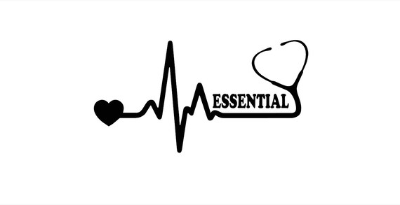 PA Physicians Assistant Heartbeat Rhythm Vinyl Decal Window Sticker Car PA Physicians Assistant Heartbeat Rhythm Vinyl Decal Window Sticker Car