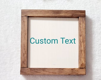 Small Square Sign