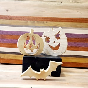 Halloween blanks,craft blanks, wooden blanks, tiered tray decor blanks, Halloween decor,fall shelf sitters
