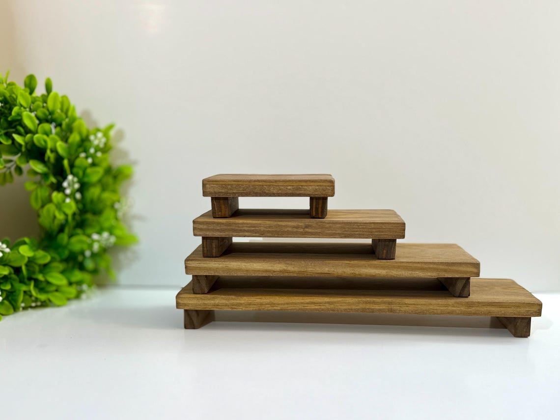 Handmade Wooden Display Risers: Farmhouse Fall Decor - Set of 4 Sizes ...