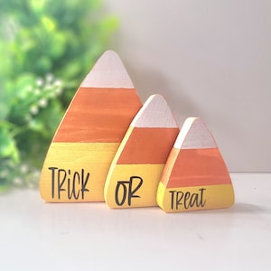 Mini Tier Tiertablett Candy corn, Halloween Dekor, Herbst Dekor