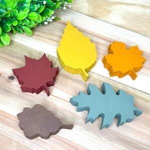 Fall leaves- Autumn tiered tray decor- bowl filler-fall table decor