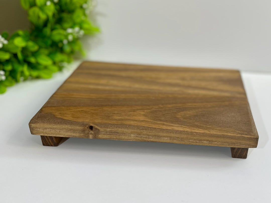 Rustic Wood Display Riser Cozy Farmhouse Riser – 10” X 7” X 1.5” Rustic Wood Display Stand - Etsy