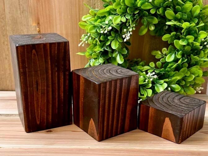 Custom Wooden Display Riser: Mahogany Stained Art Statue Stand - Etsy