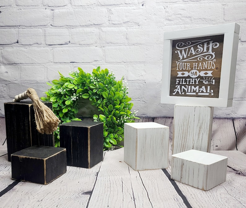 Custom Wooden Risers / Plant Display / Art Display / Rustic - Etsy Canada