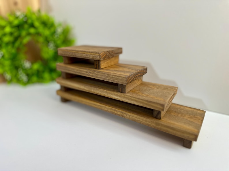 Handmade Wooden Display Risers: Farmhouse Fall Decor - Set of 4 Sizes ...