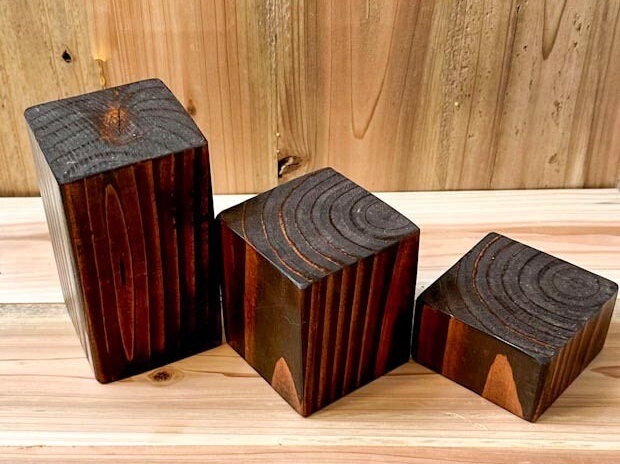 Custom Wooden Display Riser: Mahogany Stained Art Statue Stand - Etsy