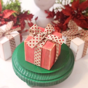 Christmas mini gifts holiday tiered tray hot cocoa bar decor