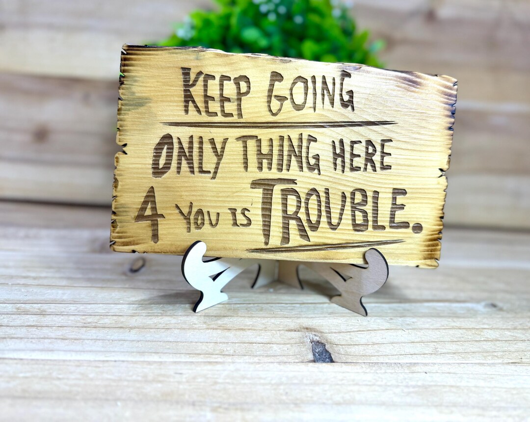 Rustic No Soliciting Sign: Burnt Wood, Jagged Edge - Porch Decor - Etsy