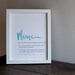 Printable Gift for Mom | Mama Birthday Print | Mother's Day Print ...
