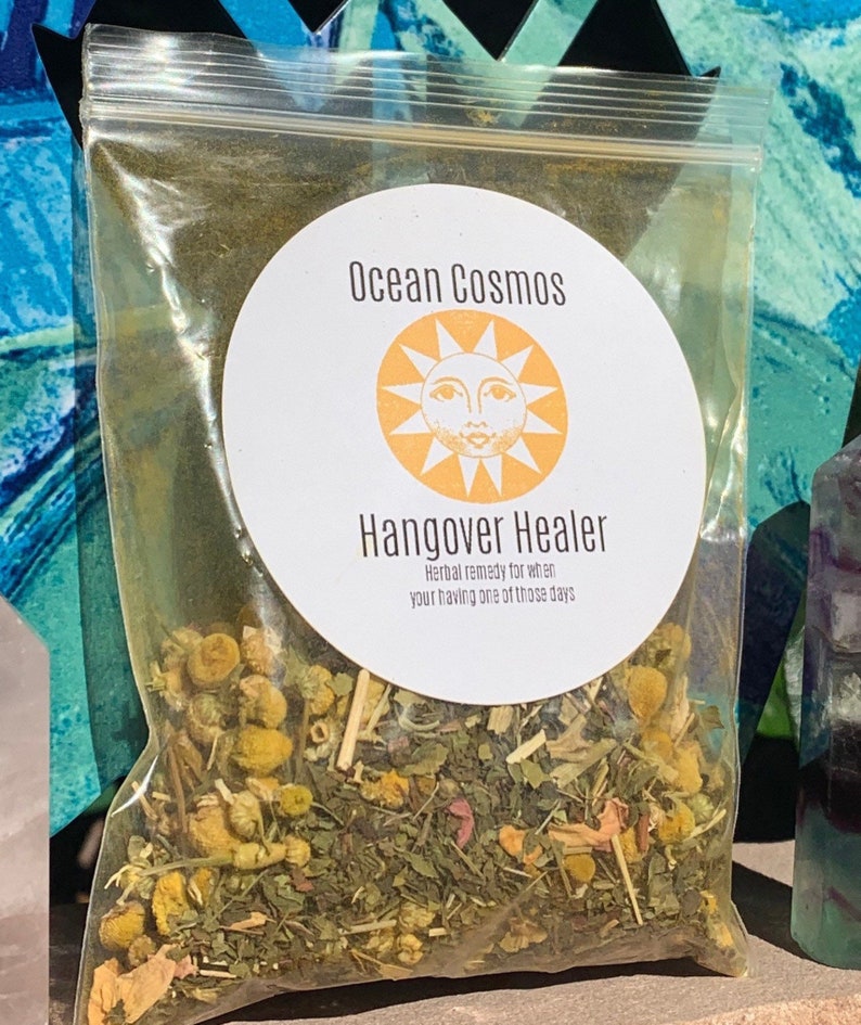 Hangover Healer Tearave Recovery Tea Nausea Headache & Etsy