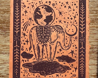 Wszechświat - Linoryt Słonia