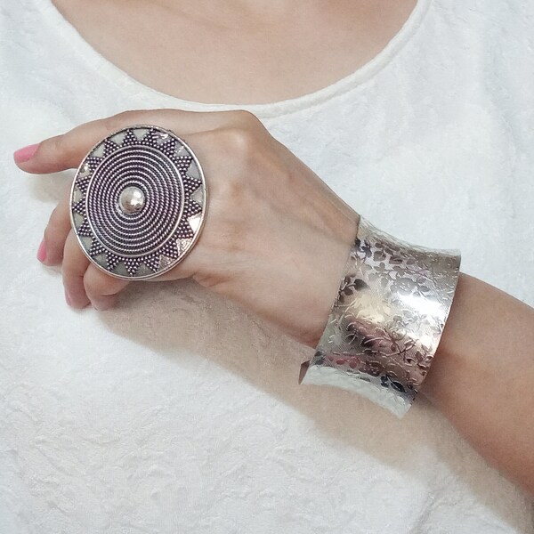 Large Cuff Bracelet Etsy