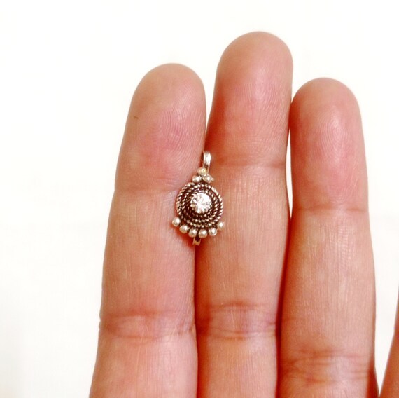 Set Di Borchie Per Piercing Falso In Acciaio Inossidabile Anello Per Naso Finto Confezione Di Adesivi Per Orecchini Per Sopracciglia Finte Piercing Per Labbra Orecchino Non Forato Lotto - Foto 6