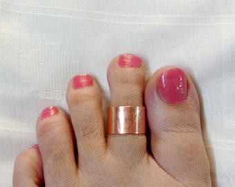 Toe Ring,Copper Toe Ring,Toe Ring For Women,Toe Cuff,Adjustable Toe Ring,Arthritis Jewelry,Healing Jewelry,Wide Toe RingJewelry Gift For Her