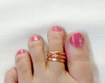 Copper Toe Ring,Spiral Toe Ring For Women,Summer Jewelry,Foot Jewelry,Body Jewelry,Swirl Midi Toe Ring,Tribal Boho Jewelry,Women Toe Ring.