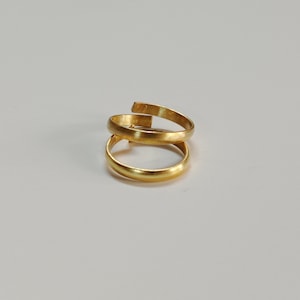 Pair Gold Toe Ring,Set Of Toe Ring,Toe Ring For Women,Adjustable Toe Ring,Foot Jewelry,Gift For Her,Minimalist Jewelry,For Mom