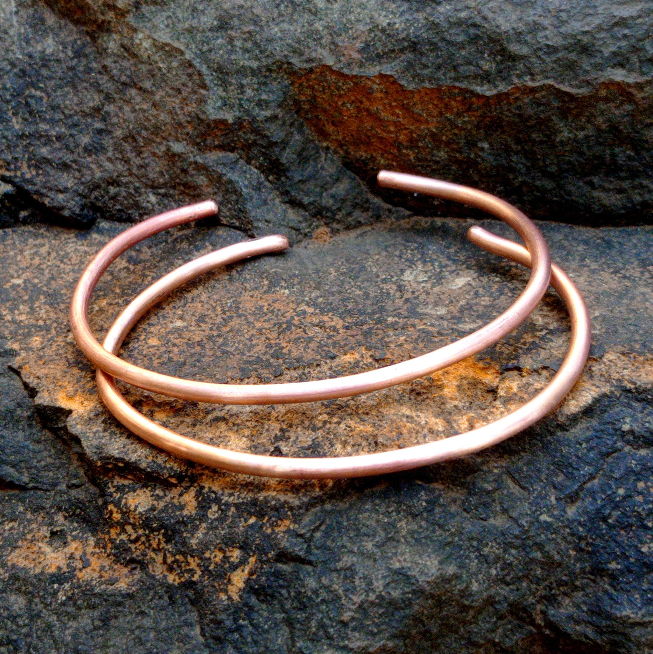 1 pair copper anklet / braceletPure copper jewelryAdjustable Etsy