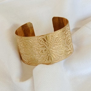 Gold Cuff Bracelet,Handmade Jewelry,Handmade Gift,Gift For Her,Unique Jewelry Gift,Bracelet For Women,Wide Cuff BraceletBangle Bracelet Gold
