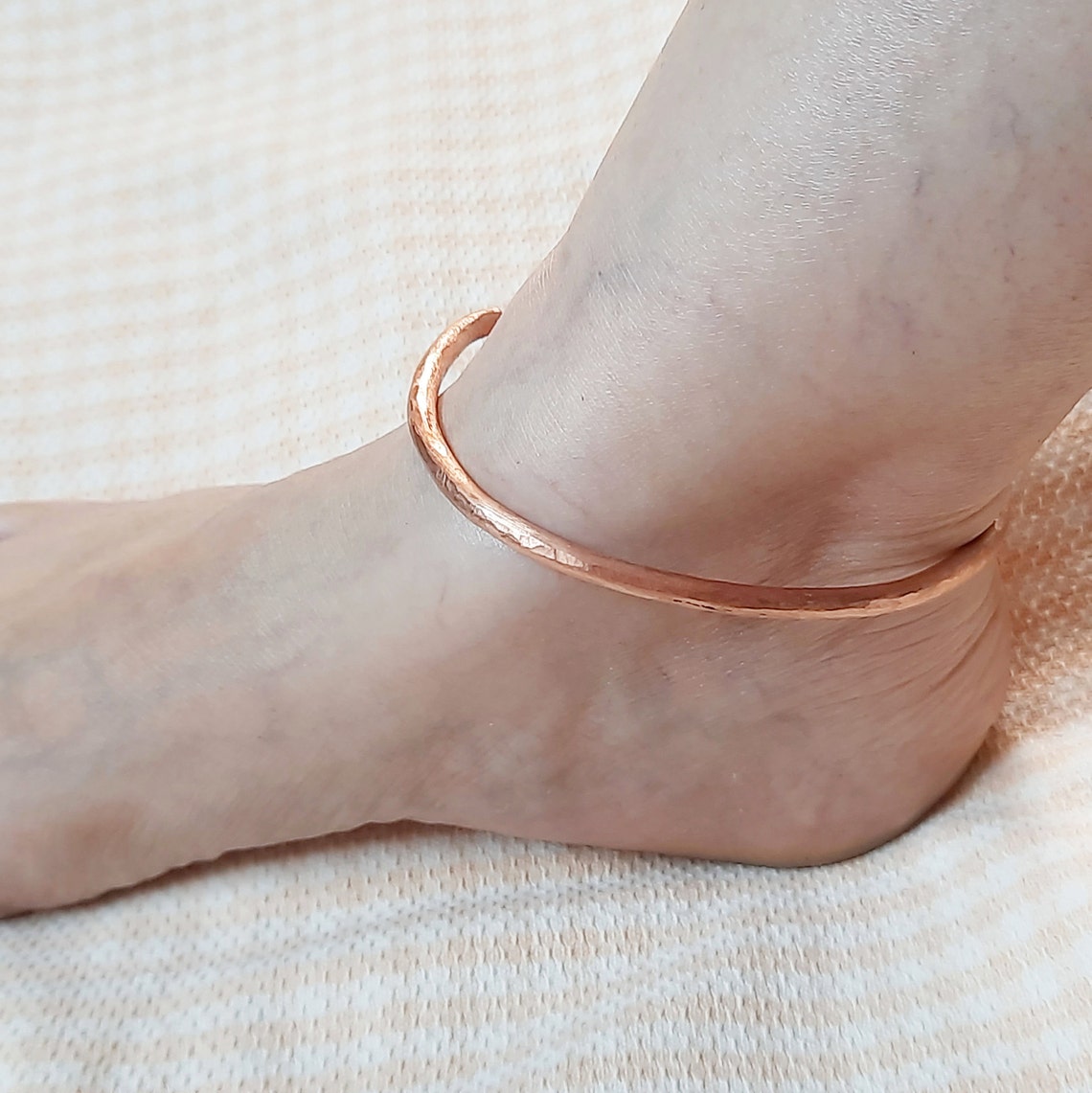 1pair Copper Cuff Anklet Braceletmen Women Solid Pure Copper Etsy