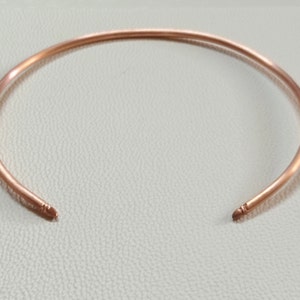 Copper Torc Necklace,Copper Choker Necklace,Copper Neck Collar,Thick Copper Wire Torque,Arthritis Jewelry,Tribal Bohemian Rigid Torc Collar.