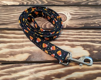 Candy Corn Halloween Dog Leash