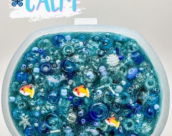 Happy Little Fish Bowl Picky Pad | Remeltable Reusable Sensory Picking Pad with Tray & Kit