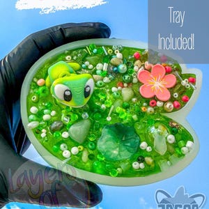 Pondside Pause Picky Pad (updated) - Frog & Lily Pad Sensory Fidget for Calm Regulation